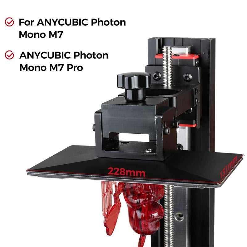 Sovol 2 Pack Resin 3D Printer Flex Building Plate, Spring Steel Flexible Plate and Magnetic Base Platform for Anycubic Photon Mono M7/Photon M7 Pro 228x131mm - Image 2
